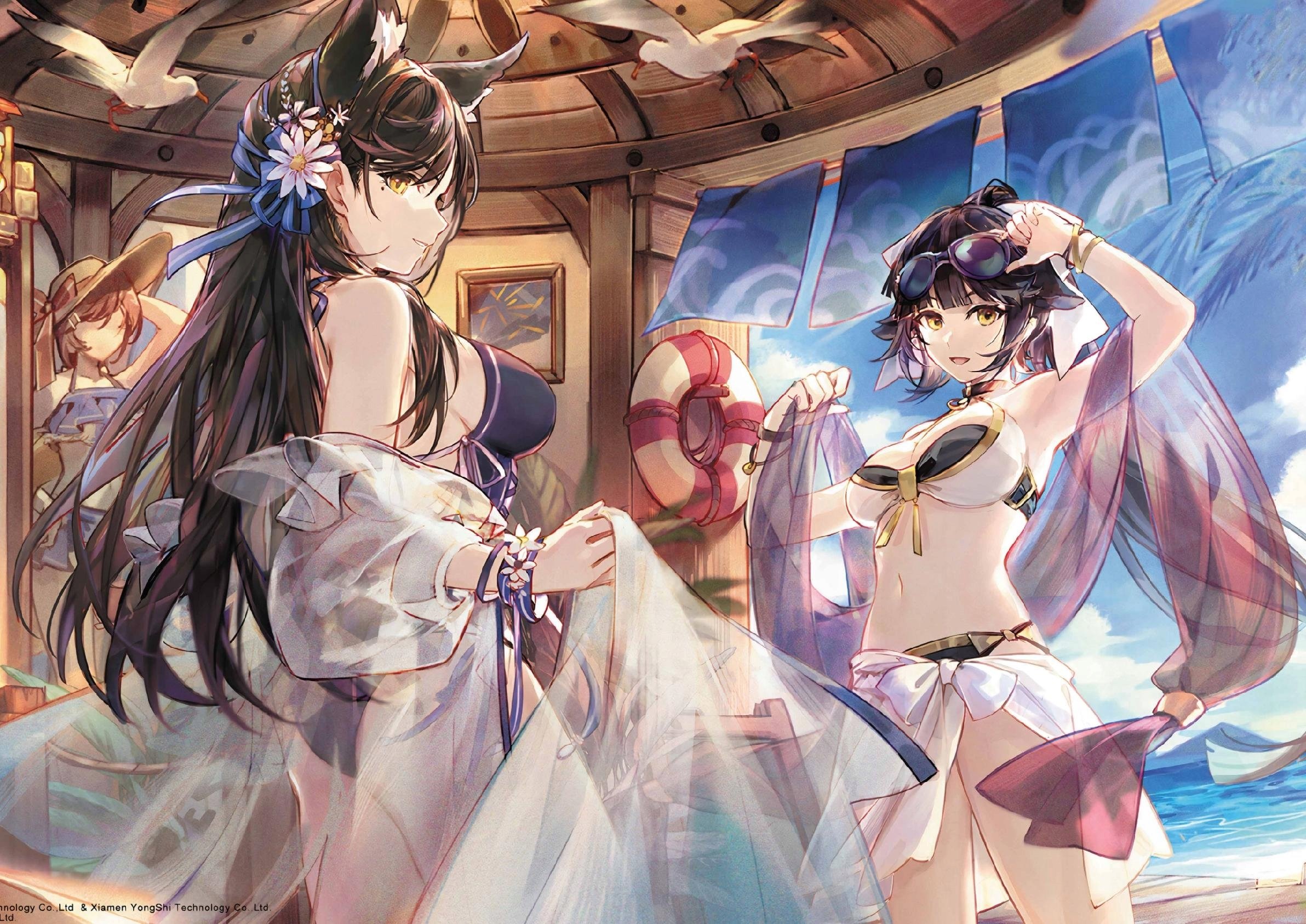 Plakat A1 anime gra Azur Lane