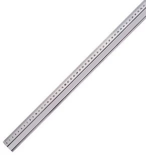 Nieprzypisany Linijka aluminiowa 60cm antypoślizgowa 30364 LENI013 - Linijki, ekierki - miniaturka - grafika 1