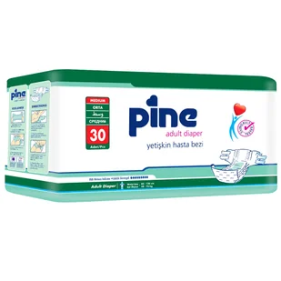 Pine, pieluchomajtki dla dorosłych, medium, 50-75 kg, 30 sztuk - Pieluchy dla dorosłych - miniaturka - grafika 1