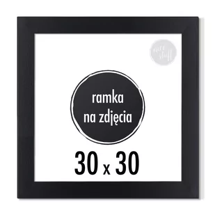 RAMKA NA ZDJĘCIA 30x30 cm foto ramki czarna - Ramki na zdjęcia - miniaturka - grafika 1