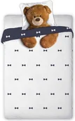 Pościel dla dzieci - Pościel bawełniana 160x200 Miś z Misiem - miniaturka - grafika 1