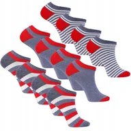 Skarpetki męskie - 12 Par STOPKI Męskie Skarpety Skarpetki MORAJ Kolorowe Bawełniane Zestaw r. 43-45 - miniaturka - grafika 1