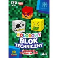 Szkolne artykuły papiernicze - Astra Blok kolorowy barwiony A3 170g 10 kartek 10 szt. - miniaturka - grafika 1