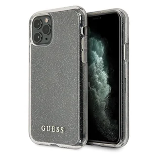 Guess GUHCN58PCGLSI iPhone 11 Prosrebrny/silver hard case Glitter - Etui i futerały do telefonów - miniaturka - grafika 1