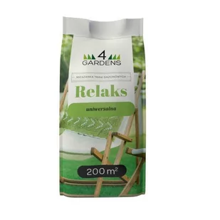 Agronas Trawa SAMOzagęszczająca Uniwersalna Relaks 5 kg 4Gardens 102636 - Nasiona i cebule - miniaturka - grafika 1