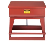 Pozostałe wyposażenie warsztatu - Bezpieczny Zbiornik Do Płukania Na Pedał, 83 L. - miniaturka - grafika 1