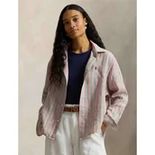 Koszule damskie - POLO RALPH LAUREN Lniana koszula Relaxed fit - miniaturka - grafika 1