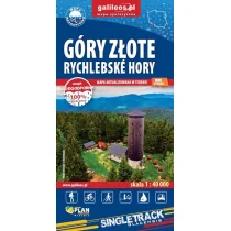 Plan Góry Złote - Góry Rychlebskie, mapa wodoodporna, 1 : 40 000 praca zbiorowa - Atlasy i mapy - miniaturka - grafika 1
