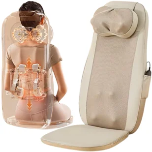 Mata masująca Shiatsu Rolowanie Swing do masażu pleców ciała karku na fotel - Masażery - miniaturka - grafika 1