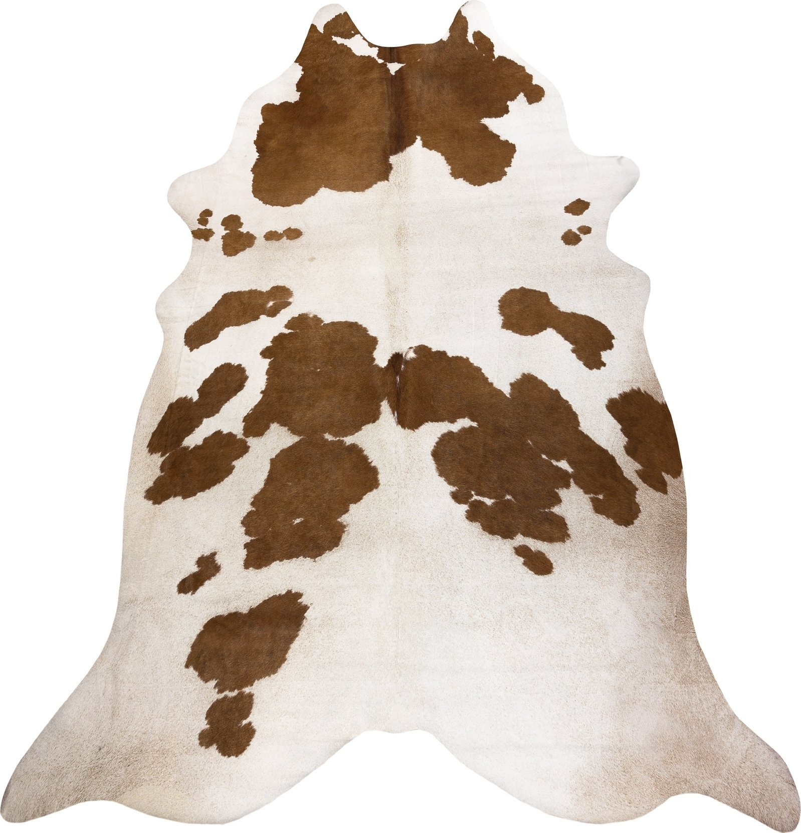 Dywan Sztuczna Skóra Bydlęca, Krowa G5069-2 Biało-brązowa skórka wielokolorowy 100x150 cm
