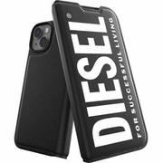 Etui i futerały do telefonów - Diesel Etui Booklet Case Core FW22 do iPhone 14 czarne - miniaturka - grafika 1