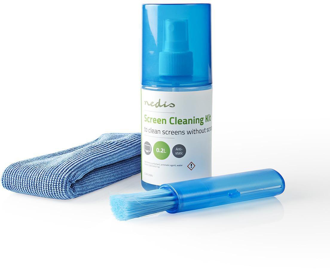Nedis Tīrīšanas komplekts Nedis CLSN120BU 200ml 5412810274185 CLSN120BU 5412810274185