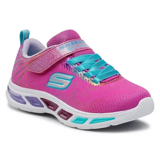 Sneakersy damskie - SKECHERS Sneakersy Gleam N'Dream 10959L/NPMT Neon/Pink/Multi - grafika 1