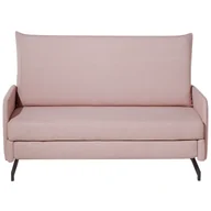 Sofy i kanapy - Sofa Rozkładana Różowa Belfast - miniaturka - grafika 1