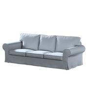 Pokrowce na meble - Pokrowiec na sofę trzyosobową nierozkładaną Ektorp, DEKORIA, błękitny melanż, 216x83x73 cm - miniaturka - grafika 1
