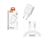 Ładowarki do telefonów - ŁADOWARKA SIECIOWA 3A 20W BIAŁA SOMOSTEL POWER DELIVERY SMS-Q03 PD - miniaturka - grafika 1