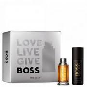 Zestawy perfum męskich - HUGO BOSS Boss The Scent zestaw EDT 50 ml + dezodorant 150 ml dla mężczyzn - miniaturka - grafika 1