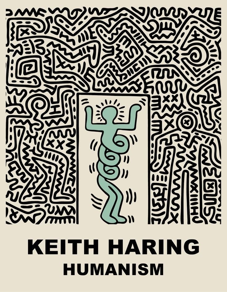 PUZZLE Keith Haring Vintage Retro + IMIĘ Pudełko 120 el.