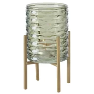 Świeczniki - Świecznik na tealighty BOLITO, zielone szkło, Ø 8 cm - miniaturka - grafika 1