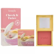 Zestawy kosmetyków damskich - Cheek It Twice zestaw róży do policzków Shellie Warm-Seashell Pink 2x6g - miniaturka - grafika 1