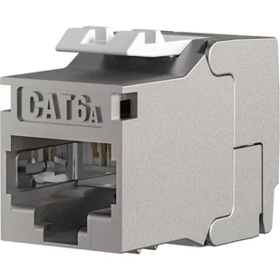 EFB Moduł Keystone RJ45 Cat6a STP, Slim, Shortbody, metal - Pozostałe akcesoria sieciowe - miniaturka - grafika 1