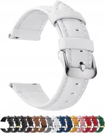 Akcesoria do smartwatchy - Pasek do zegarka, z metalowym zapięciem 20mm Fullmosa, biały - miniaturka - grafika 1