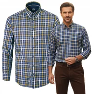 Koszule męskie - KOSZULA Męska z Długim Rękawem w KRATKĘ Bawełniana Slim Fit Pako L Jeans - miniaturka - grafika 1