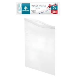 Woreczki strunowe 2 l 10 sztuk Gratka - Folia, papier śniadaniowy, serwetki - miniaturka - grafika 1