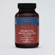 Suplementy naturalne - Terranova Terranova Probiotyki Prebiotyk, fitoskładniki kompleks 100 kaps. wegańskich - miniaturka - grafika 1
