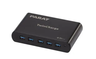 Parat 990596999 ładowarka do urządzeń przenośnych Laptop, Tablet Czarny Prąd przemienny Wewnętrzna - Ładowarki do telefonów - miniaturka - grafika 1
