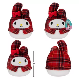 SQUISHMALLOWS Sanrio Plaid Hello Kitty, pluszak, 20 cm - Red Plaid MyMelody - Maskotki i pluszaki - miniaturka - grafika 1