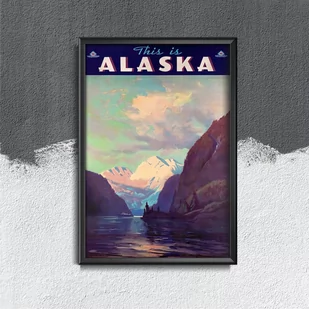 Plakat retro To jest Alaska - Plakaty - miniaturka - grafika 1