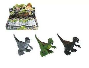 Dinozaur nakręcany 14 cm ze światłem - Figurki dla dzieci - miniaturka - grafika 1