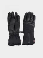 Rękawiczki - Damskie rękawice narciarskie 4F 4FWAW24AFGLF148 - czarne - miniaturka - grafika 1