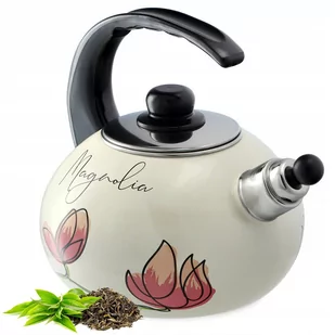 Czajnik emaliowany Marbella 2.2L „Liście” - Czajniki na gaz - miniaturka - grafika 1