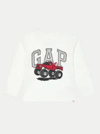 Bluzki damskie - Gap Bluzka 628509-01 Biały Regular Fit - miniaturka - grafika 1