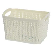 Pudła i pojemniki do przechowywania - Koszyk prostokątny S 1,5 l WILLOW biały - miniaturka - grafika 1