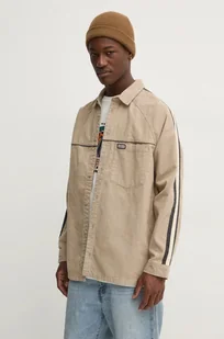 Quiksilver koszula bawełniana Seward męska kolor beżowy relaxed z kołnierzykiem klasycznym EQYWT04583 - Koszule męskie - miniaturka - grafika 1