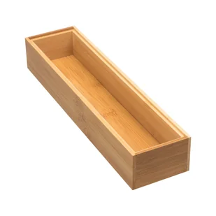 Wkład do szuflad 7.6 x 30.5 x 5.2 cm bambus Delinia - Akcesoria do sztućców - miniaturka - grafika 1