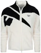 Bluzy męskie - REEBOK - BLUZA MĘSKA CL F VECTOR SHERPA JKT IB8441 ciepła pluszowa - miniaturka - grafika 1