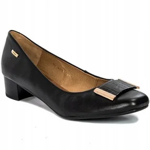 Czarne cz����enka damskie Maciejka 04106-62 sk��ra s��upek r.41 - Czółenka - miniaturka - grafika 1