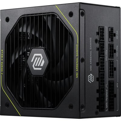 MSI MAG A1000PLS PCIE5 1000W 80 Plus Platinum 306-7ZPNY11-CE0