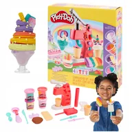 Masy plastyczne - ZESTAW DO KREATYWNEJ ZABAWY PLAYDOH CIASTOLINA MASA PLASTYCZNA LODY - miniaturka - grafika 1
