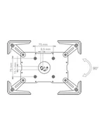 Akcesoria do tabletów i e-booków - HAGOR HA Flex-Lock Wallmount, holder Kolor: CZARNY - miniaturka - grafika 1