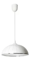 Lampy sufitowe - Lampex Lampa wisząca Anja B, biało-srebrna, 70x38 cm - miniaturka - grafika 1
