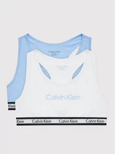 Biustonosze dla dziewczynek - Calvin Klein Underwear Komplet 2 biustonoszy topów G80G800532 Niebieski - grafika 1