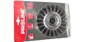 Materiały ścierne - Proline Szczotka tarczowa z drutu skręcanego z otworem 22mm 115mm 32551 PX32551 - miniaturka - grafika 1