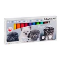 Masy plastyczne - Starpak Plastelina 12 kolorów Cuties Koty 429681 - miniaturka - grafika 1