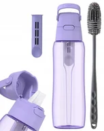 Butelki filtrujące - Butelka Dafi Solid 0,7l lawendowa barwiona + szczoteczka do czyszczenia - miniaturka - grafika 1