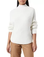 Swetry damskie - BOSS Damski sweter z dzianiny w kolorze białym, rozmiar S (DE) - miniaturka - grafika 1